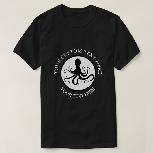 Octopus Custom Logo T-shirt (Design voorkant)