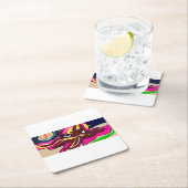 Octopus cute kartonnen onderzetters (Insitu)