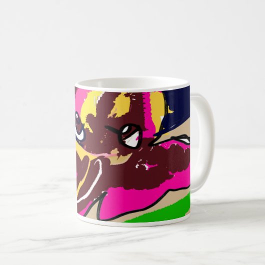 Octopus cute koffiemok (Voorkant rechts)