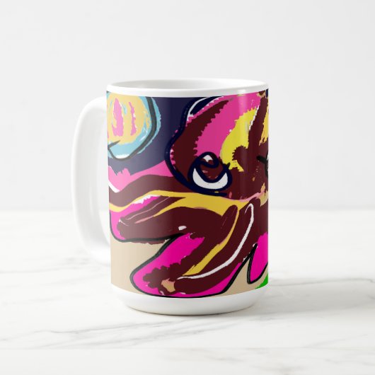 Octopus cute koffiemok (Voorkant links)