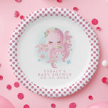Octopus Cute Pink Waterverf Girl Baby shower Papieren Bordje<br><div class="desc">Octopus Cute Pink Waterverf Girl Baby shower Paper Bord</div>