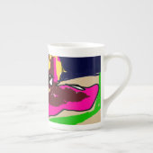 Octopus cute porselein kop (Rechts)