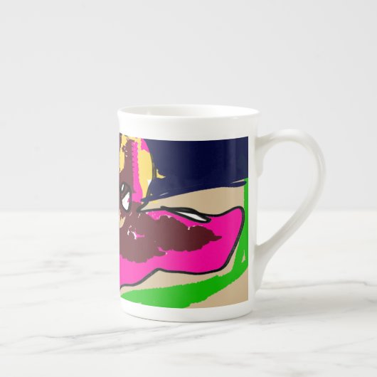 Octopus cute porselein kop (Rechts)