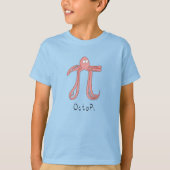Octopus Cute Wiskunde Pi Day Kind Jongen T-Shirt (Voorkant)