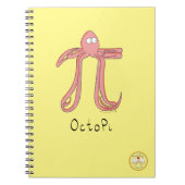 Octopus Cute Wiskunde Pi Day Notitieboek (Voorkant)