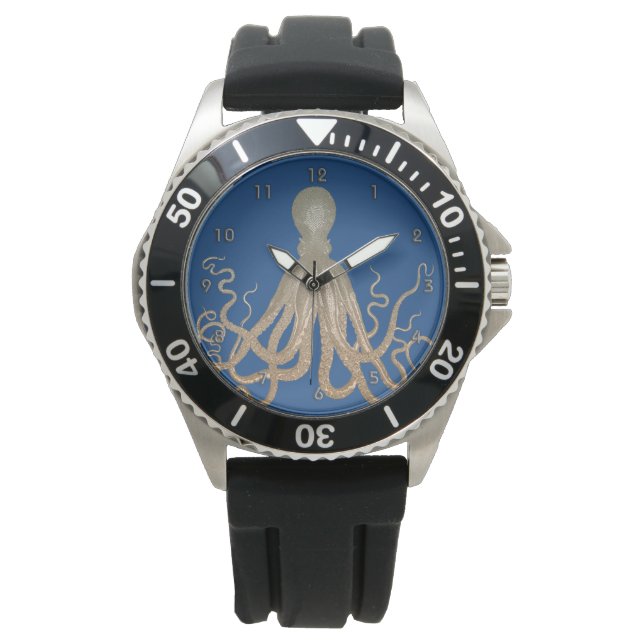 Octopus (Cuttlefish) Watch Horloge (Voorkant)