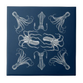 Octopus Dance Tile Tegeltje (Voorkant)