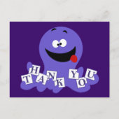 Octopus dank je briefkaart (Voorkant)