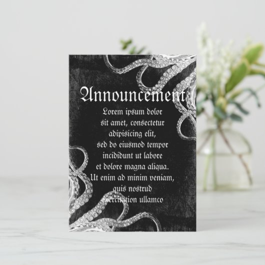 Octopus Dark Aankondiging (Staand voorkant)