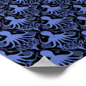 Octopus (dark background) poster (Hoek)