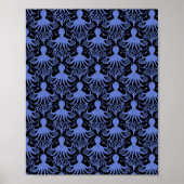 Octopus (dark background) poster (Voorkant)
