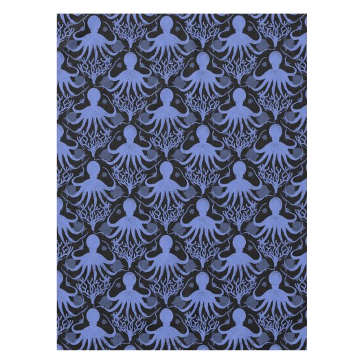 Octopus (dark background) tafelkleed (Voorkant)