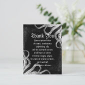 Octopus Dark Bedankkaart (Staand voorkant)