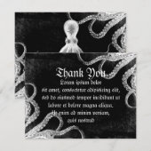 Octopus Dark Bedankkaart (Voorkant / Achterkant)
