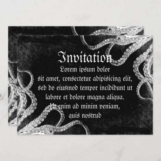  Octopus Dark Kaart (Voorkant / Achterkant)