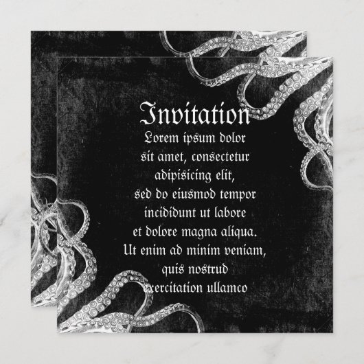 Octopus Dark Kaart (Voorkant / Achterkant)