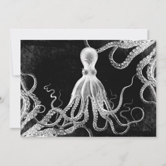 Octopus Dark Save The Date (Achterkant)