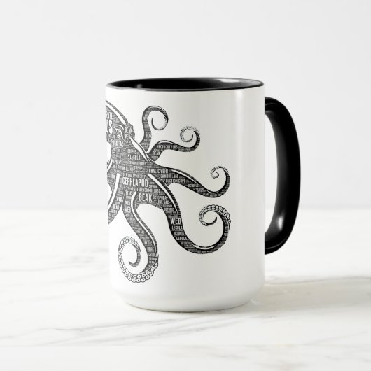 Octopus - de intelligente cephlopode mok (Voorkant rechts)