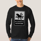 Octopus Deep Zee Animal Gemakkelijk afgeleid door  T-shirt (Voorkant)