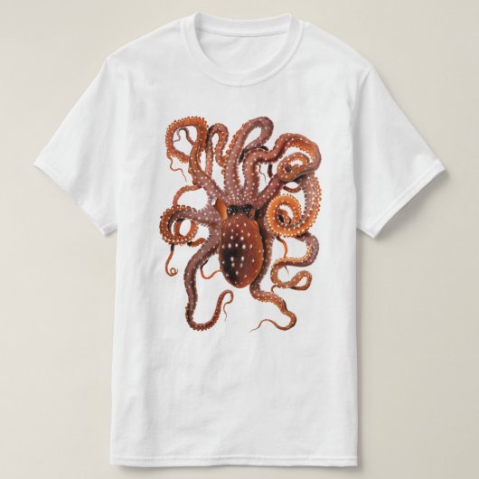 Octopus Design grafisch T-shirt (Design voorkant)