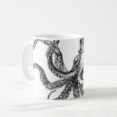 Octopus Design - Klassieke witte Mok van 11 oz (Voorkant links)