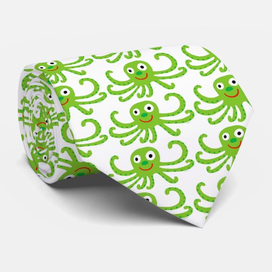 octopus design stropdas (Opgerold)