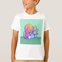 Octopus Dier drummen