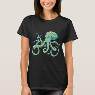 Octopus dierlijk motief dierlijke print dieren t-shirt