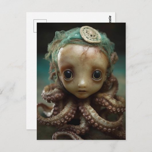 Octopus Doll Briefkaart (Voorkant / Achterkant)