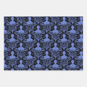 Octopus (donkere en lichte achtergronden) inpakpapier vel (Voorkant 3)