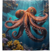 Octopus Douchegordijn (Voorkant)