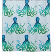 Octopus Douchegordijn (Voorkant)