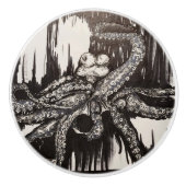 Octopus Drawer Pulls van Samira Sperry Keramische Knop (Voorkant)