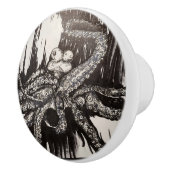 Octopus Drawer Pulls van Samira Sperry Keramische Knop (Rechts)