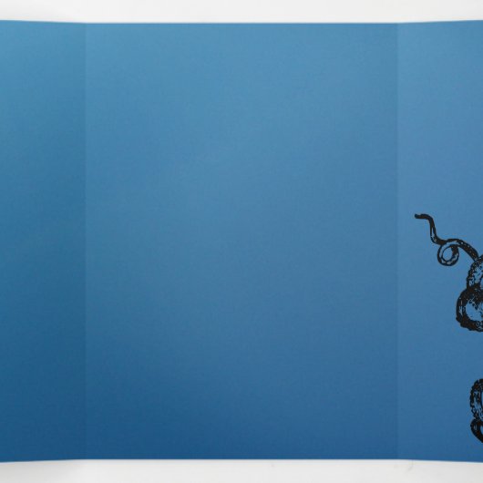 Octopus Drieluik Uitnodiging (Binnenkant midden)