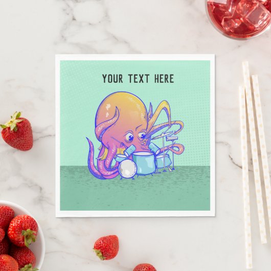 Octopus drumming servet (Insitu)