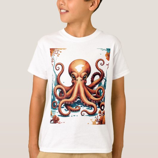Octopus – eigenzinnig sterk Zee T-shirt (Voorkant)