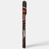 Octopus Elegance: levendig design Case-Mate iPhone Case (Achterkant / Rechts)