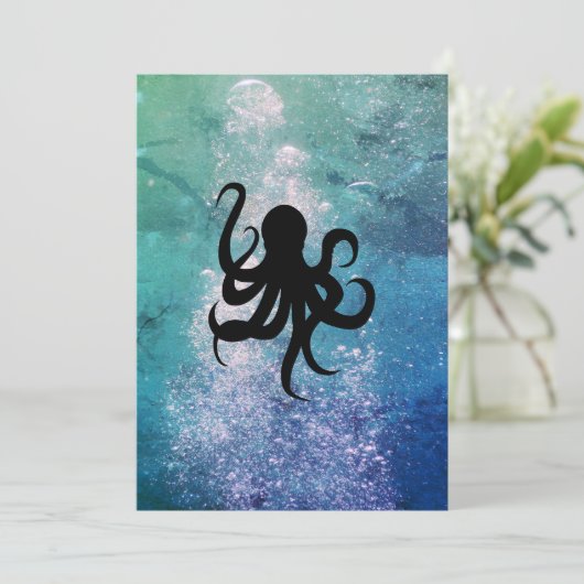 Octopus Elke keer Kaart (Staand voorkant)