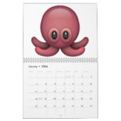 Octopus - Emoji Kalender (Jan 2026)