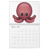 Octopus - Emoji Kalender (Feb 2027)