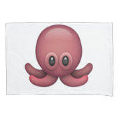 Octopus - Emoji Kussensloop (Voorkant)