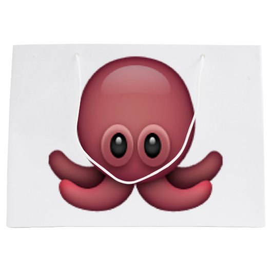 Octopus - Emoji Large Cadeautasje (Voorkant)