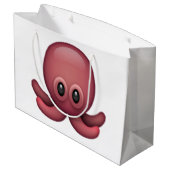 Octopus - Emoji Large Cadeautasje (Achterkant Gekanteld)