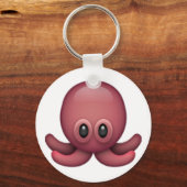 Octopus - Emoji Sleutelhanger (Voorkant)