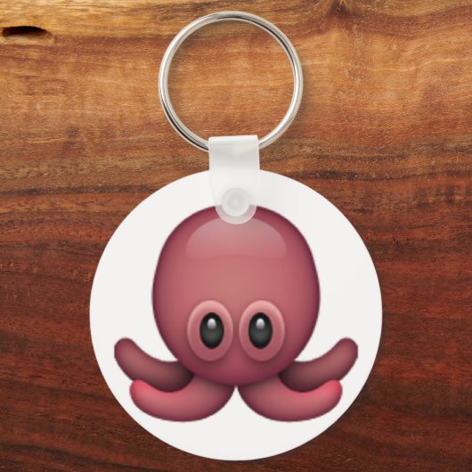 Octopus - Emoji Sleutelhanger (Voorkant)