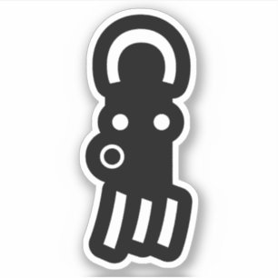 Octopus Emoticon Japanse Kaomoji Sticker