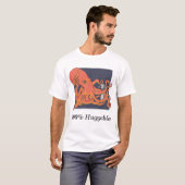 Octopus en Alien Friend 100% smokkelbaar T-shirt (Voorkant volledig)