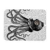 Octopus en duikhelm magneet (Horizontaal)