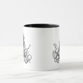 Octopus en duikhelm mok (Midden)